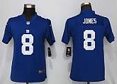 Women Nike York Giants 8 Jones Blue Vapor Untouchable Limited Jersey,baseball caps,new era cap wholesale,wholesale hats